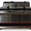 Cater Master TT-WE38A Benchtop Twin Electric Deep Fryer