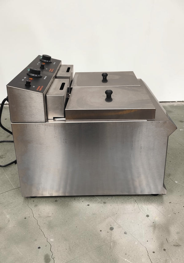 Catermaster TT-WE38A Benchtop Twin Electric Fryer