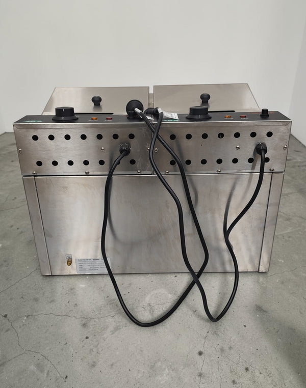 Catermaster TT-WE38A Benchtop Twin Electric Fryer
