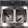 Catermaster TT-WE38A Benchtop Twin Electric Fryer