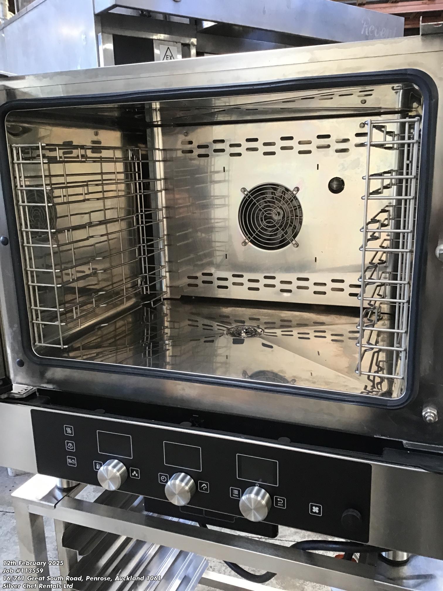 Turbofan EC40D5 - Full Size 5 Tray Digital Electric Combi Oven + SK40A Stand