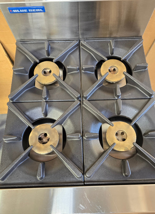 Blue Seal G514DLS Four Burner Gas Cooktop on Leg Stand