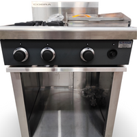 Cobra C6CF Two Burner/Griddle Gas