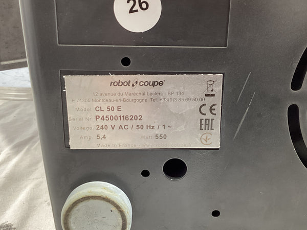 Robot Coupe CL50E Food Processor