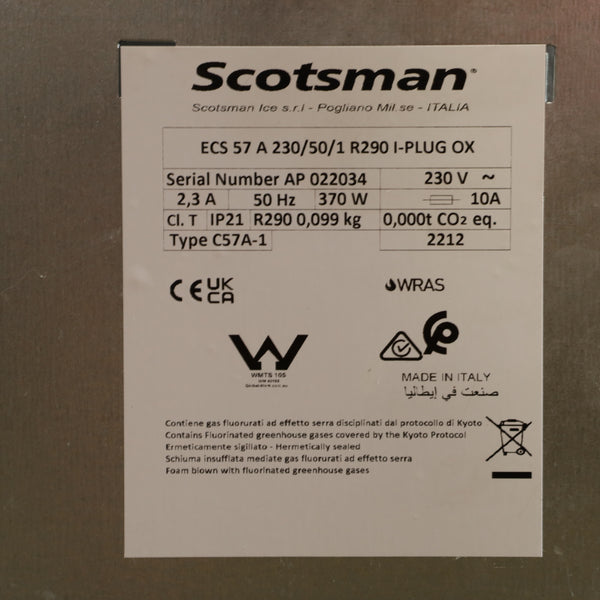 Scotsman ECS57AS Ice Machine