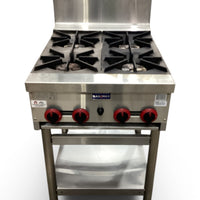 Gasmax RB-4 4 Burner Gas Cooktop on Leg Stand