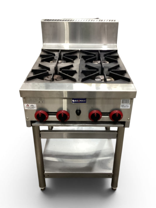 Gasmax RB-4 4 Burner Gas Cooktop on Leg Stand