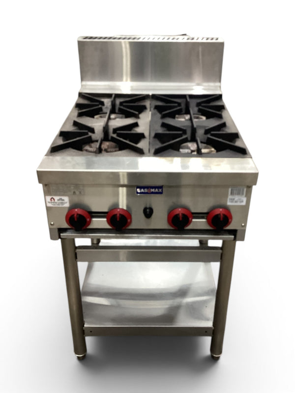 Gasmax RB-4 4 Burner Gas Cooktop on Leg Stand