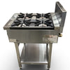 Gasmax RB-4 4 Burner Gas Cooktop on Leg Stand
