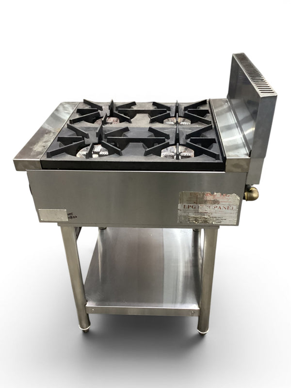 Gasmax RB-4 4 Burner Gas Cooktop on Leg Stand