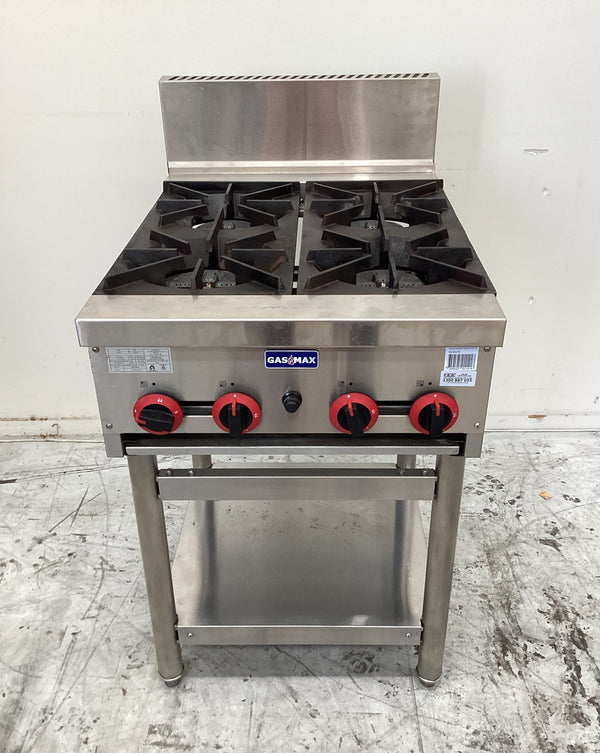 Gasmax RB-4E 4 Burner Cooktop on Legset