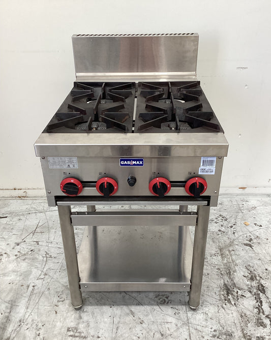 Gasmax RB-4E 4 Burner Cooktop on Legset
