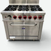 Gasmax GBS6TS 6-Burner Range with Gas Oven