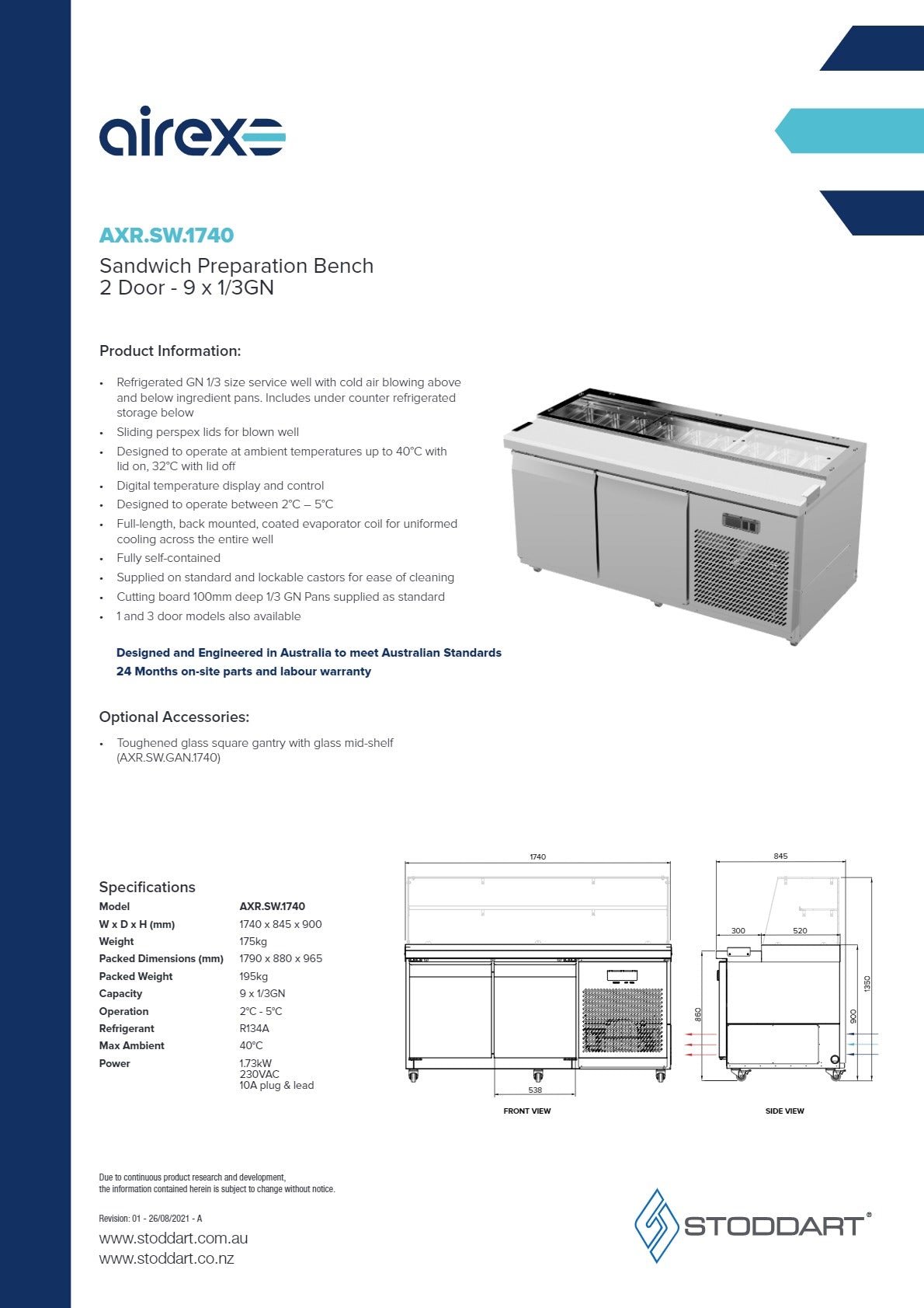 Airex AXR.SW.1740 - Preparation Bench