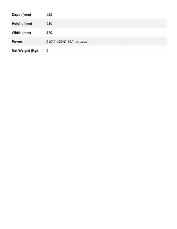 FED B10KG - Planetary Mixer