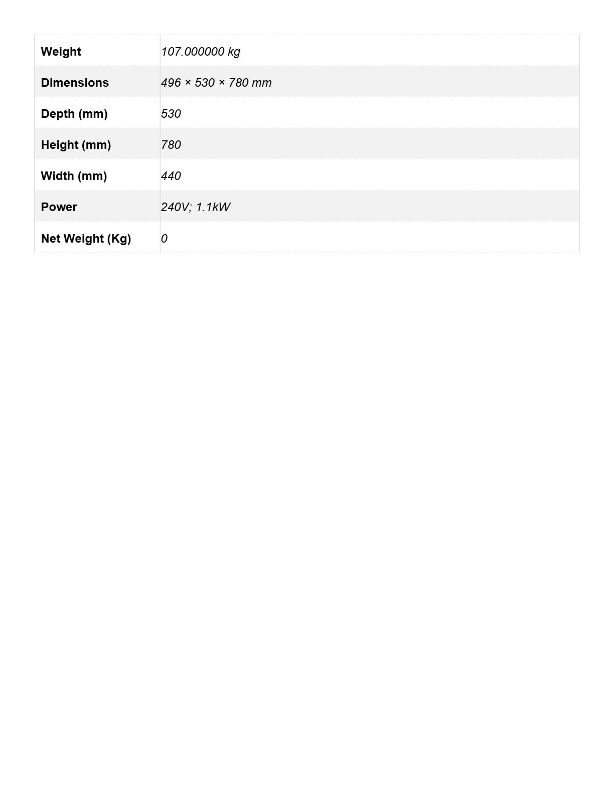 FED B20KG - Planetary Mixer