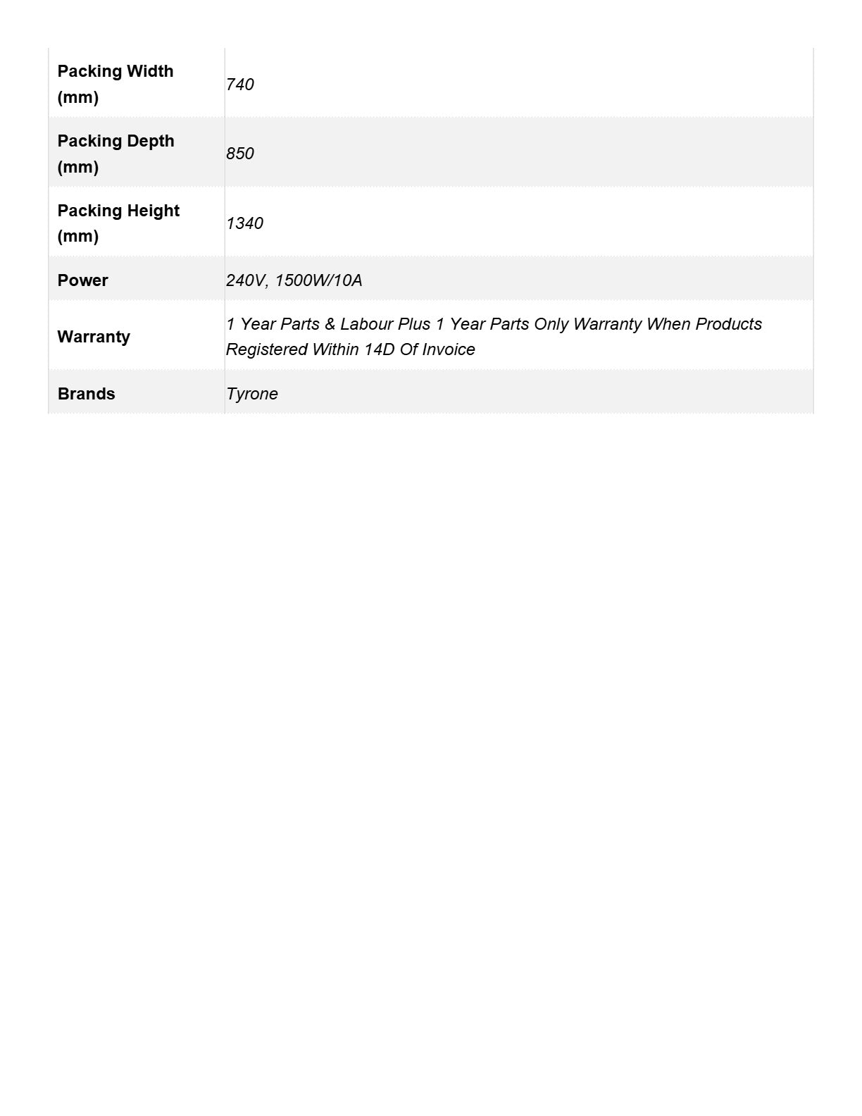 Tyrone B40GX - Planetary Mixer