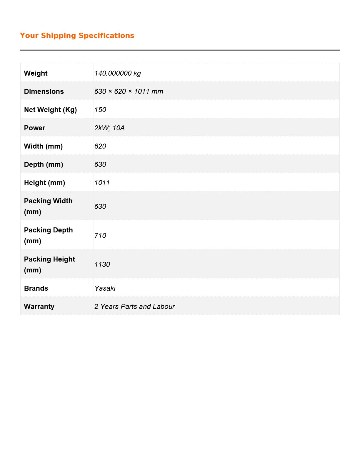 Yasaki B40KG - Planetary Mixer