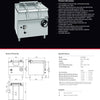Giorik BG94XMT - Manual Tilt Bratt Pan