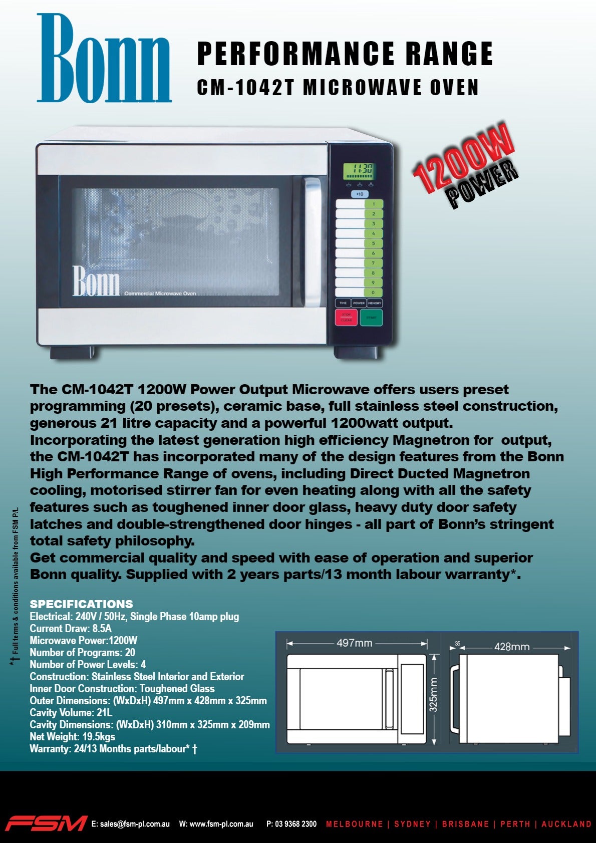Thumbnail - Bonn CM-1042T - Microwave