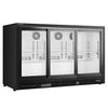 Snow Village BT-1350FYS/FY - Under Bench Triple Sliding Door Bar Cooler