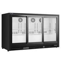 Snow Village BT-1350FYS/FY - Under Bench Triple Sliding Door Bar Cooler