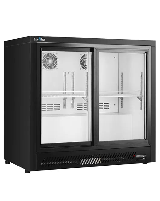 Snow Village BT-900FYS/FY - Under Bench Double Sliding Door Bar Cooler