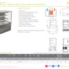Cossiga BTGOR12 - Open Front Cold Food Display