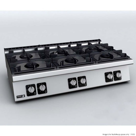 Fagor C-G760H - 6 Burner Cook Top