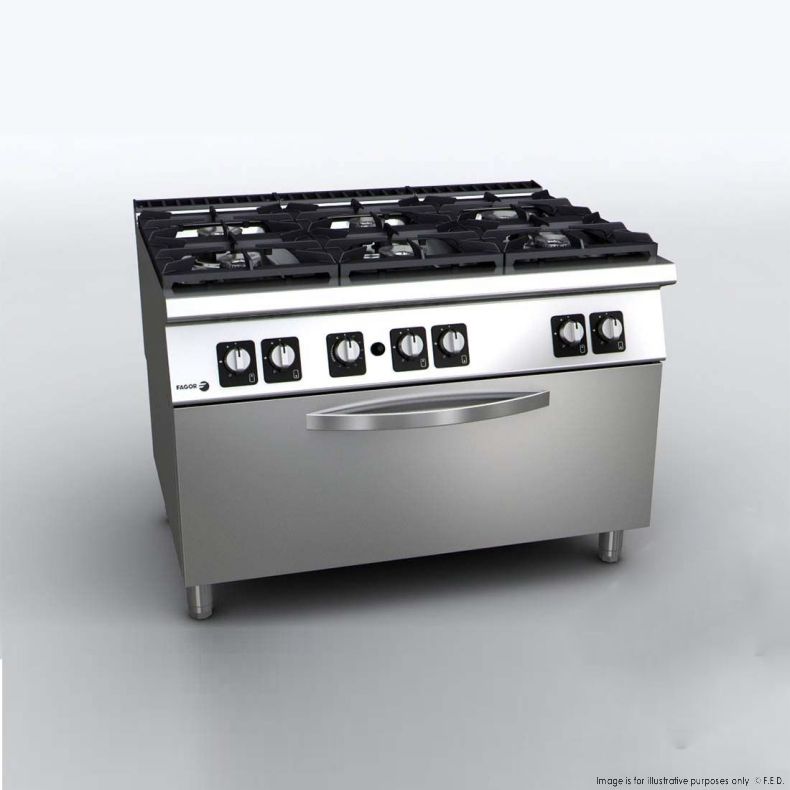 Fagor C-G961OPH - 6 Burner Range Oven