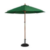 Bolero CB512 - 2.5m Green Round Pulley Umbrella