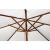 Bolero CB513 - 2.5m Cream Round Pulley Umbrella