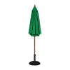 Bolero CB515 - 3m Green Round Pulley Umbrella