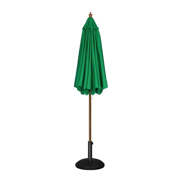 Bolero CB515 - 3m Green Round Pulley Umbrella