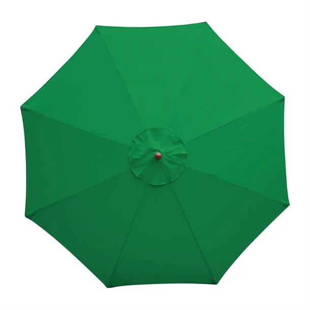 Bolero CB515 - 3m Green Round Pulley Umbrella