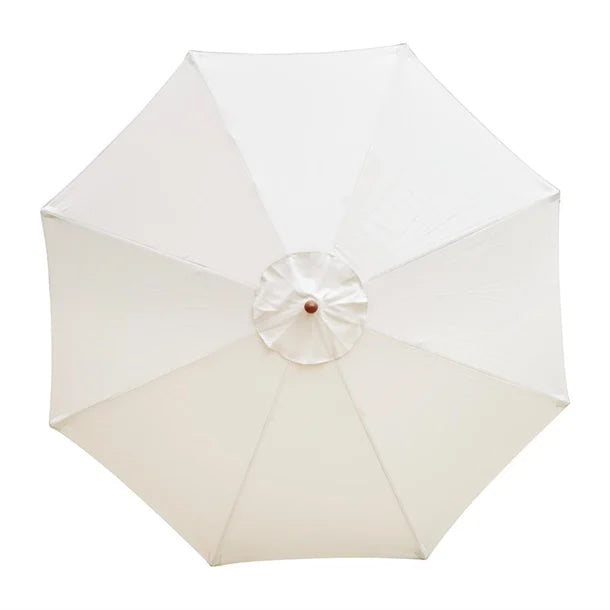 Bolero CB516 - 3m Cream Round Pulley Umbrella