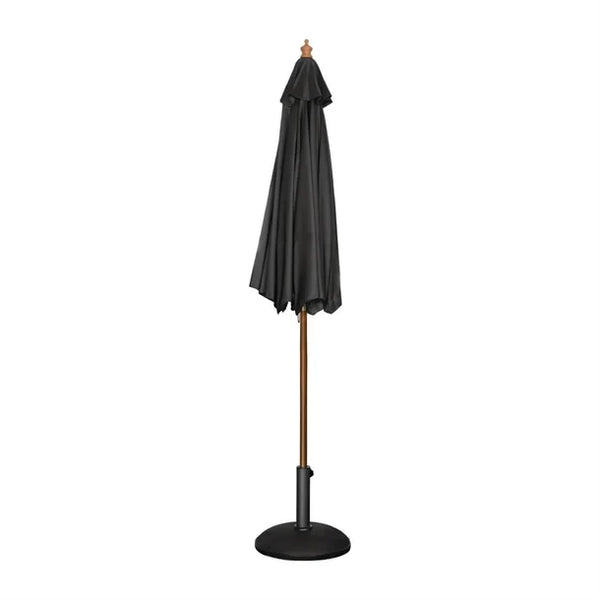 Bolero CB517 - 3m Black Round Pulley Umbrella