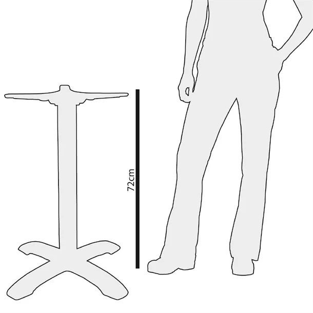 Bolero CE154 - Cast Iron Table Leg Base