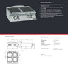 Giorik CE94QTT - 4 Burner Cook Top