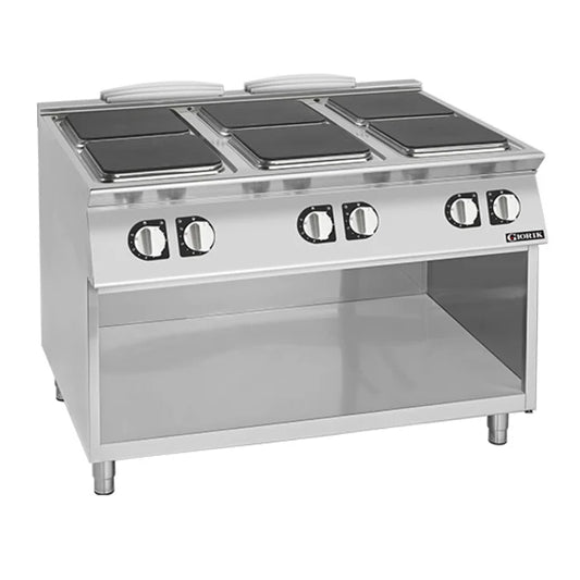Giorik CE96QGT - 6 Burner Cook Top on Open Base