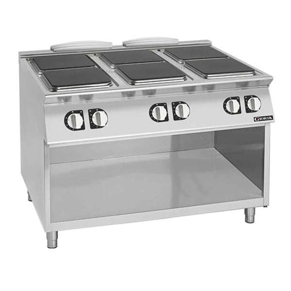 Giorik CE96QGT - 6 Burner Cook Top on Open Base