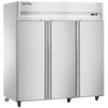 Snow Village CFD-60D3F-K - Stainless Steel Triple Door Tray Freezer