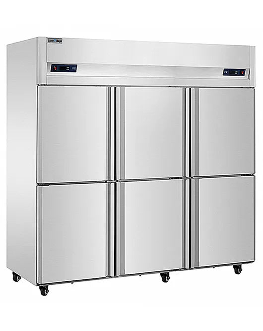 Snow Village CFD-60D6F - Stainless Steel Six Door Freezer