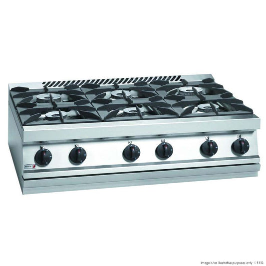 Fagor CG7-60HULPG - 6 Burner Boiling Top
