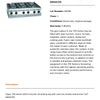 Fagor CG7-60HULPG - 6 Burner Boiling Top