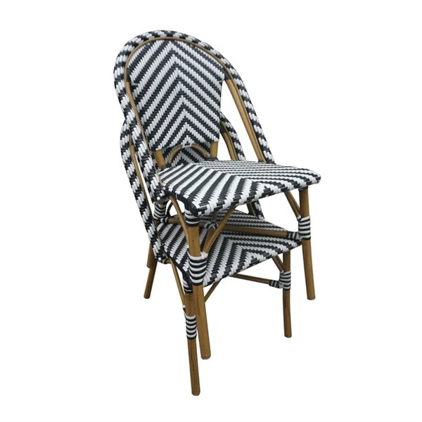 Bolero CH111 - Two Parisian Style Wicker Side Chairs