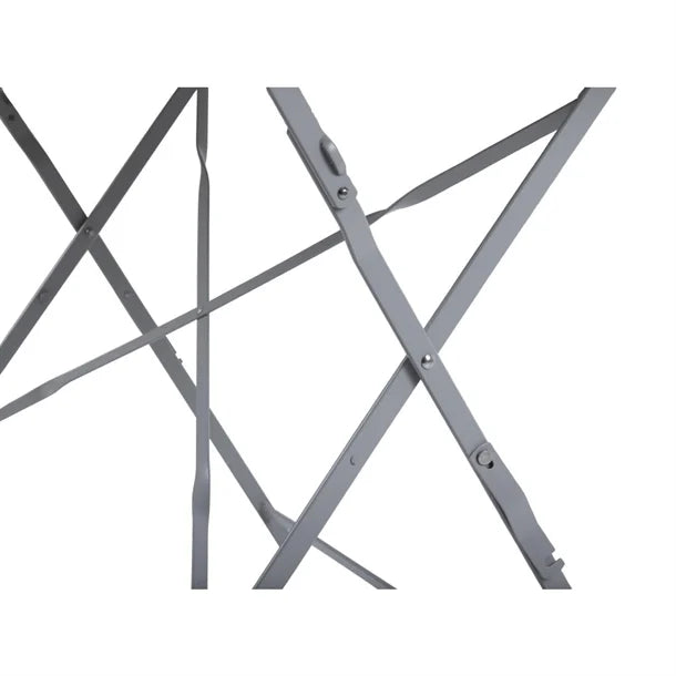 Bolero CH969 - Grey Pavement Style Folding Table