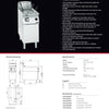 Giorik CPE926T - Single Tank Pasta Cooker