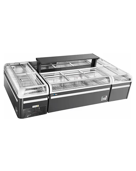 Snow Village CQG-19D - Modular Supermarket Island Freezer