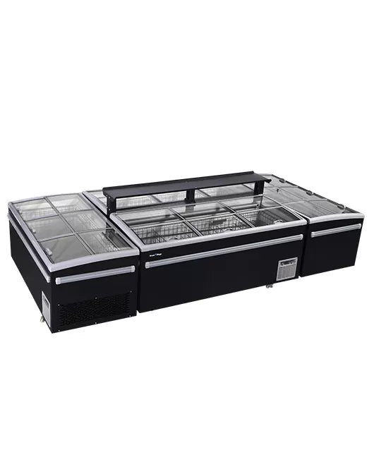 Snow Village CQZ-18D - Modular Supermarket Island Freezer